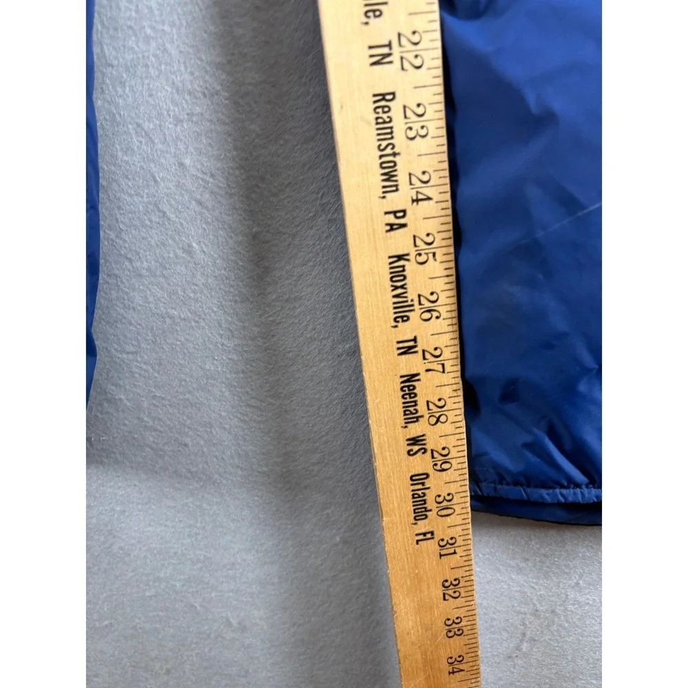 Vintage Eddie bauer Royal Blue Ski Snow Pants goose‎ down Full Zip Legs 90's